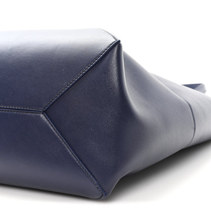 Loewe Shiny Calfskin XL Puzzle Fold Tote Abyss Blue 9 of 9