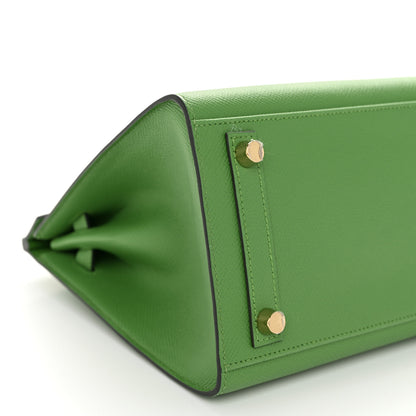 Hermes Epsom Birkin Sellier 25 Vert Yucca 9 of 12