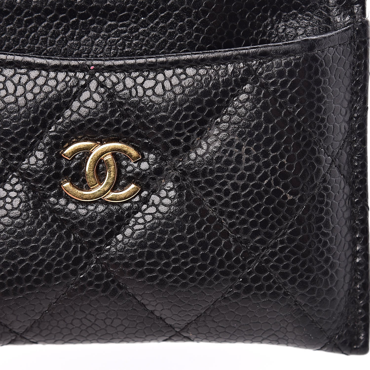 Chanel Caviar Quilted Card Holder Black 9 of 9