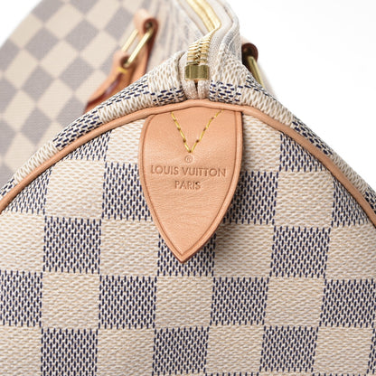 Louis Vuitton Damier Azur Speedy 35 6 of 10