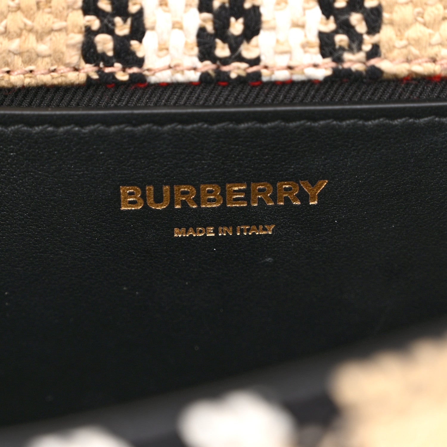 Burberry Calfskin Boucle Check Small Lola Chain Bag 6 of 8