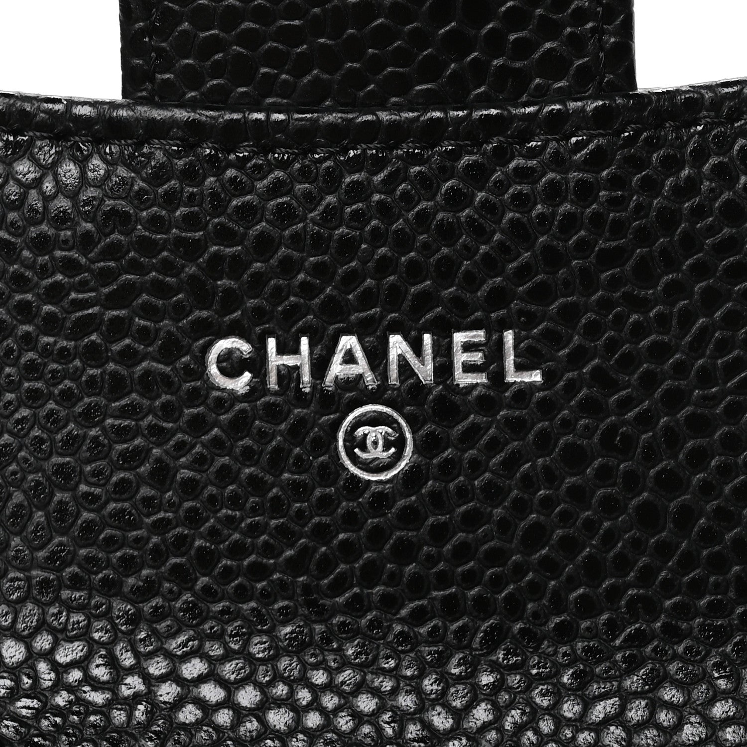 Chanel Caviar Quilted Flap Card Holder Wallet Black 6 of 9