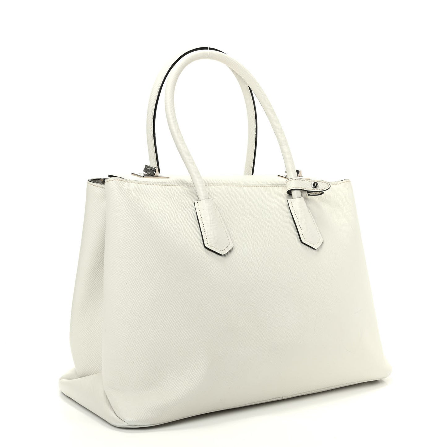 Saffiano Cuir Twin Tote Talco