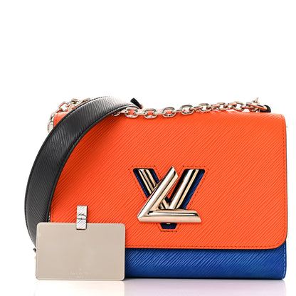 Louis Vuitton Epi Twist Shoulder Bag MM Marine Orange 3 of 15