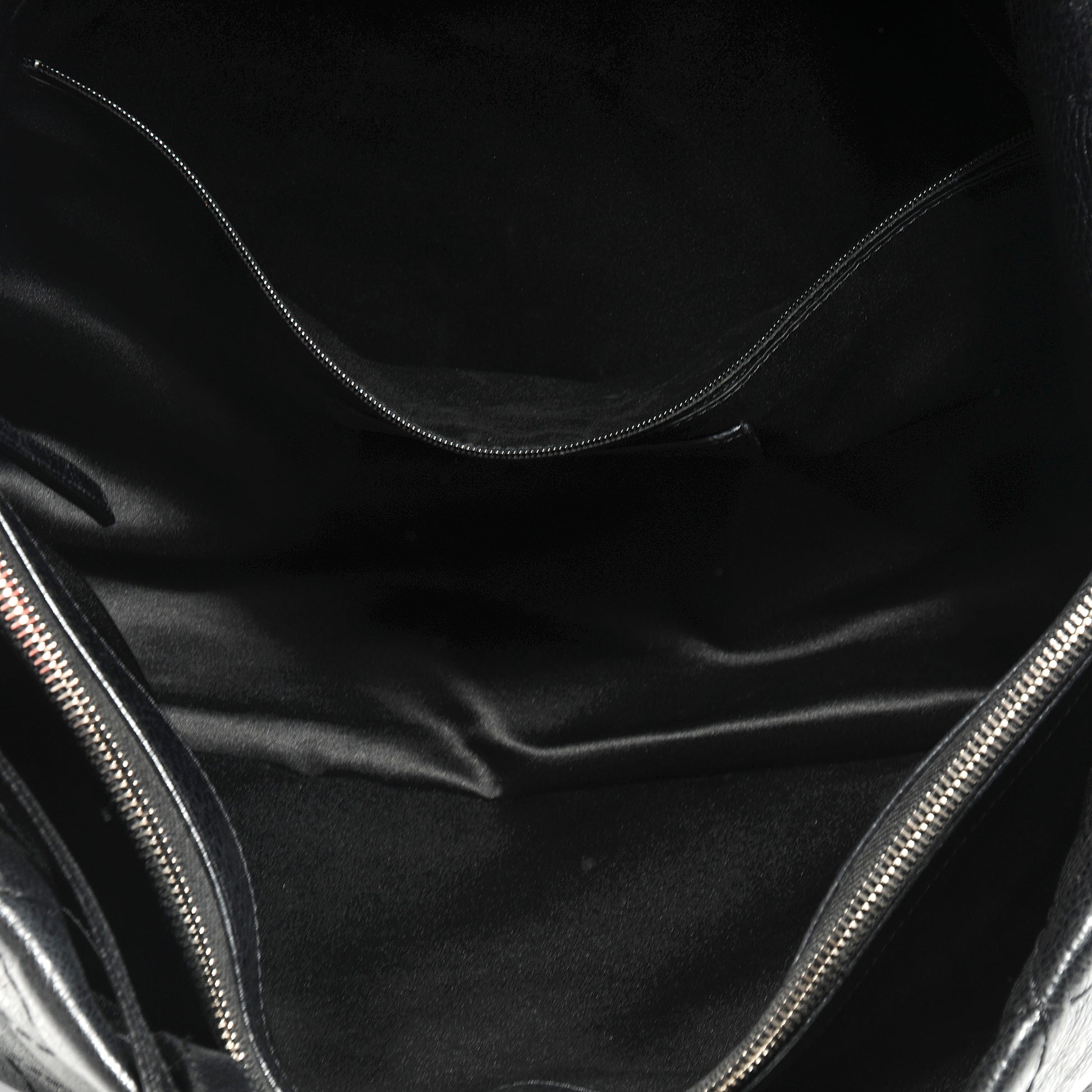 Chanel Glazed Calfskin Large On The Road Tote Black 7 of 8