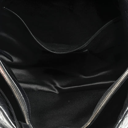 Chanel Glazed Calfskin Large On The Road Tote Black 7 of 8