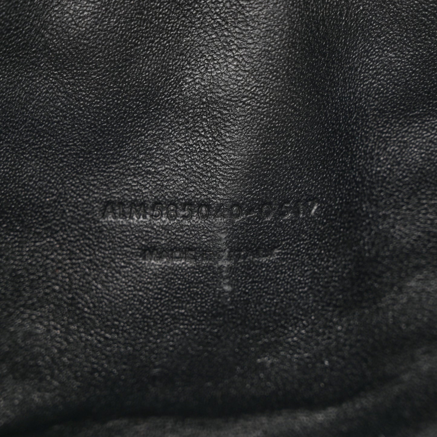 Grain De Poudre Matelasse Monogram Mini Lou Camera Bag Black
