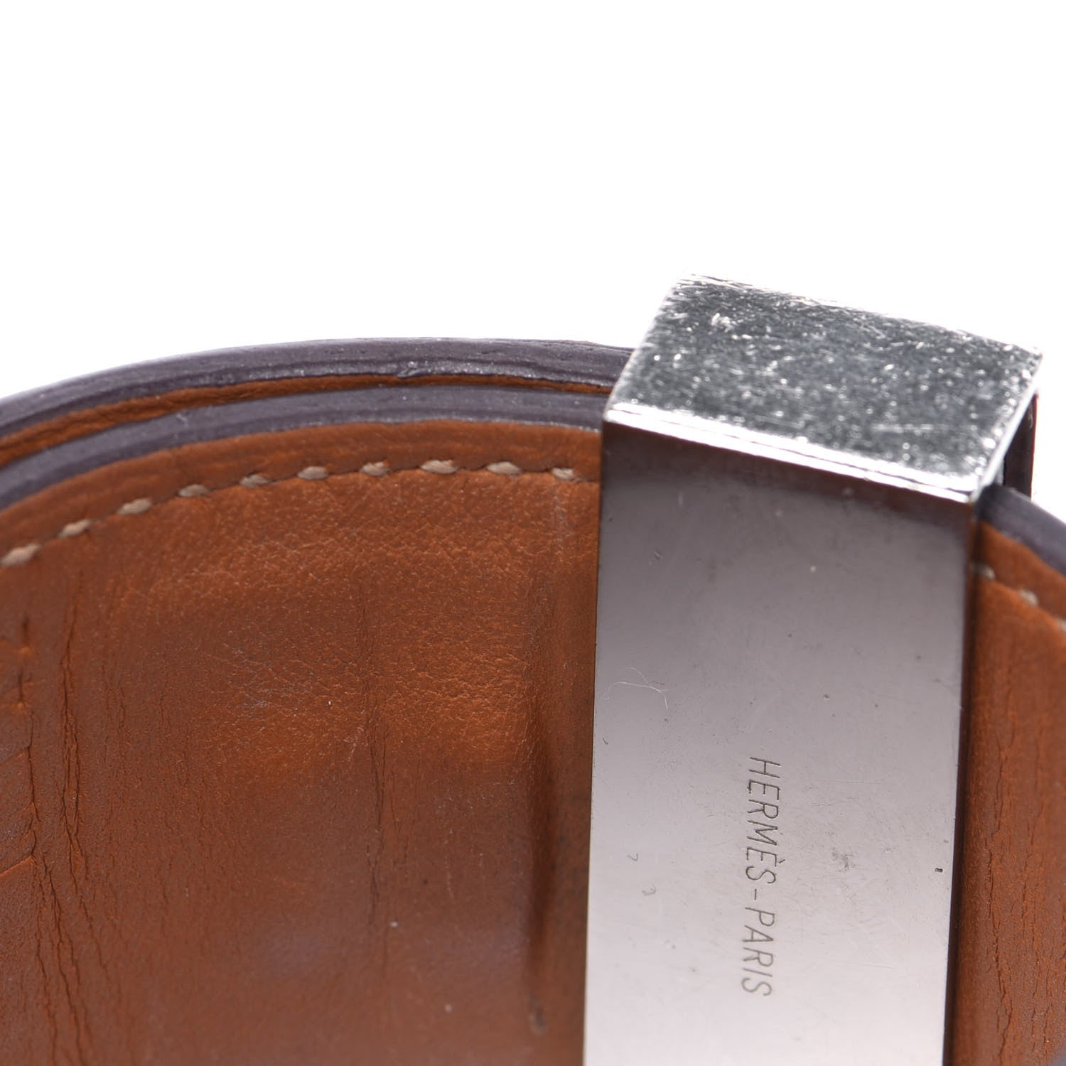 Hermes Shiny Alligator Collier De Chien CDC Bracelet S Fuchsia 7 of 8