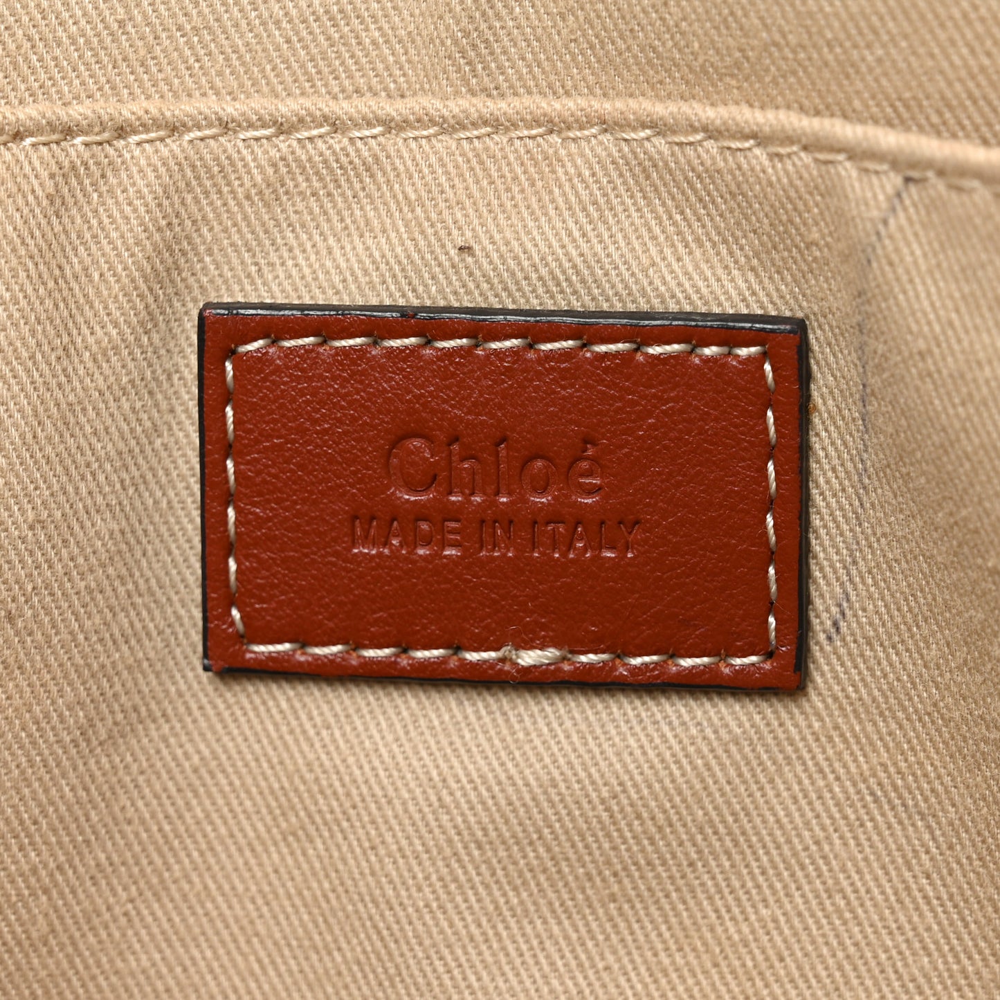Cotton Calfskin Medium Woody Ribbon Tote White Brown