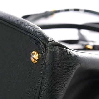 Prada Saffiano Medium Galleria Double Zip Tote Smeraldo 8 of 9