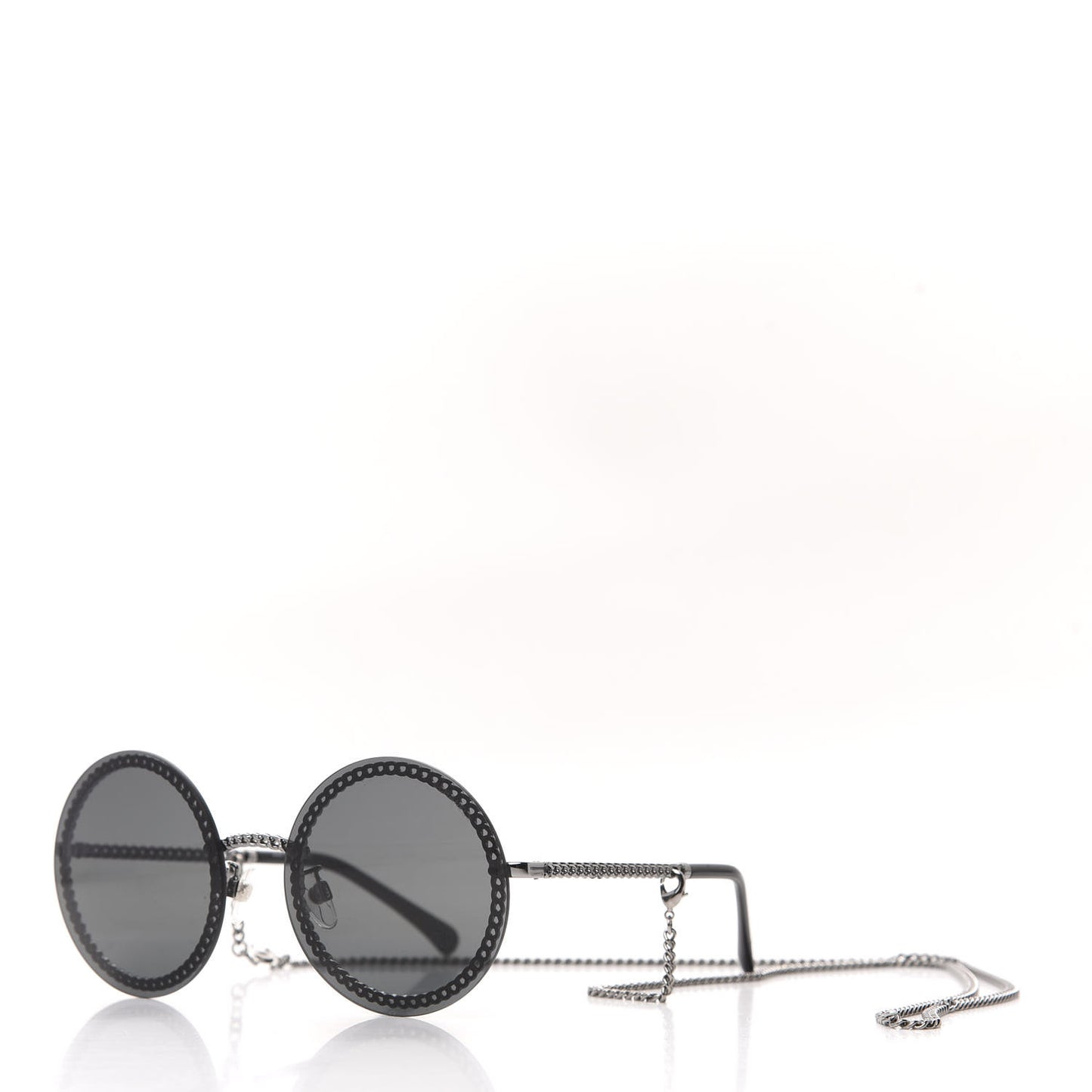 Round Chain Sunglasses 4245 Gold