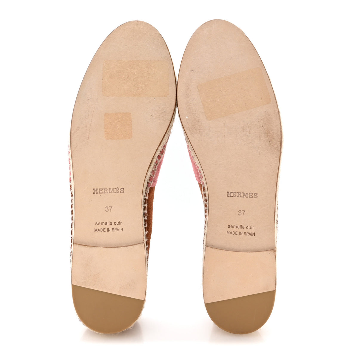 Suede Goatskin Womens Joven Espadrilles 37 Rose De Venise Gold