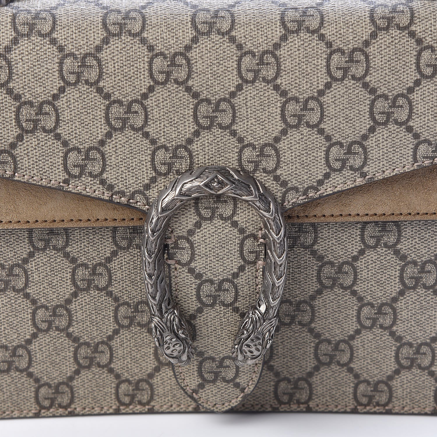 Gucci GG Supreme Monogram Mini Dionysus Shoulder Bag Taupe 11 of 11