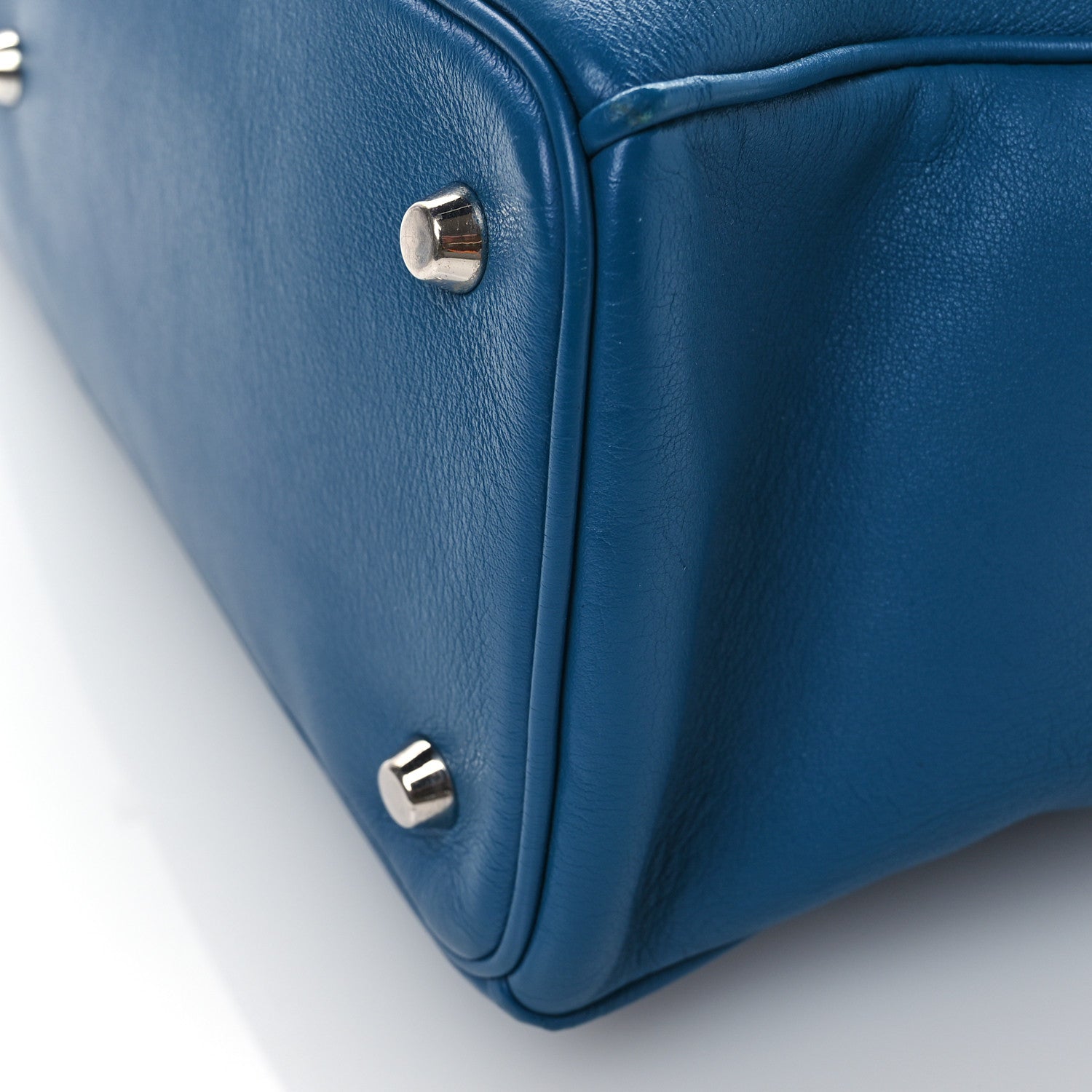 Christian Dior Bullcalf Large Diorissimo Tote Blue 11 of 11