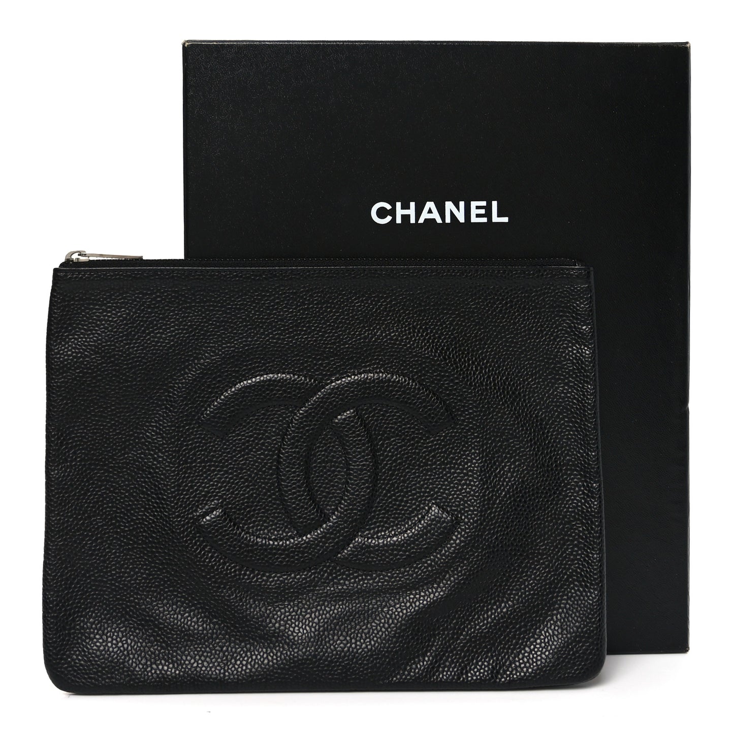 Caviar Timeless CC Cosmetic Pouch Clutch Black
