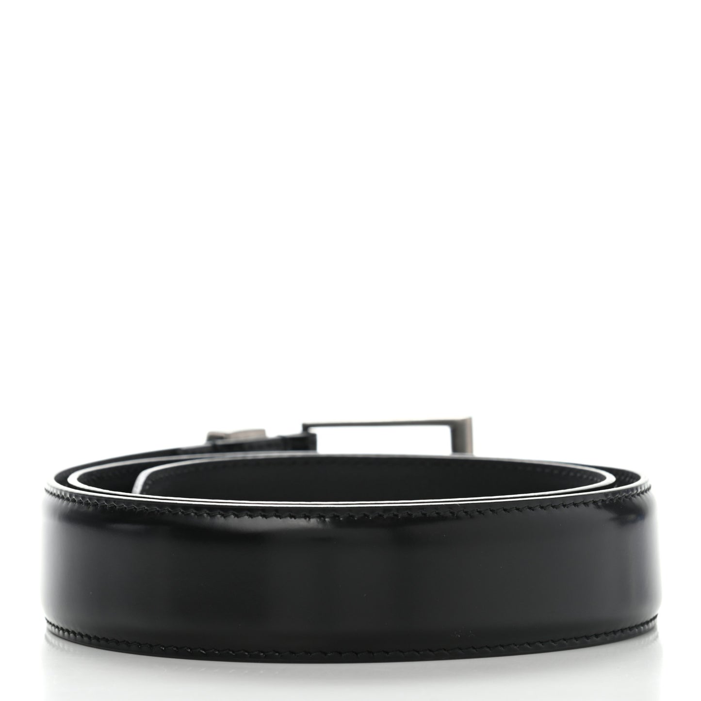 Calfskin Snake Belt 80 32 Black