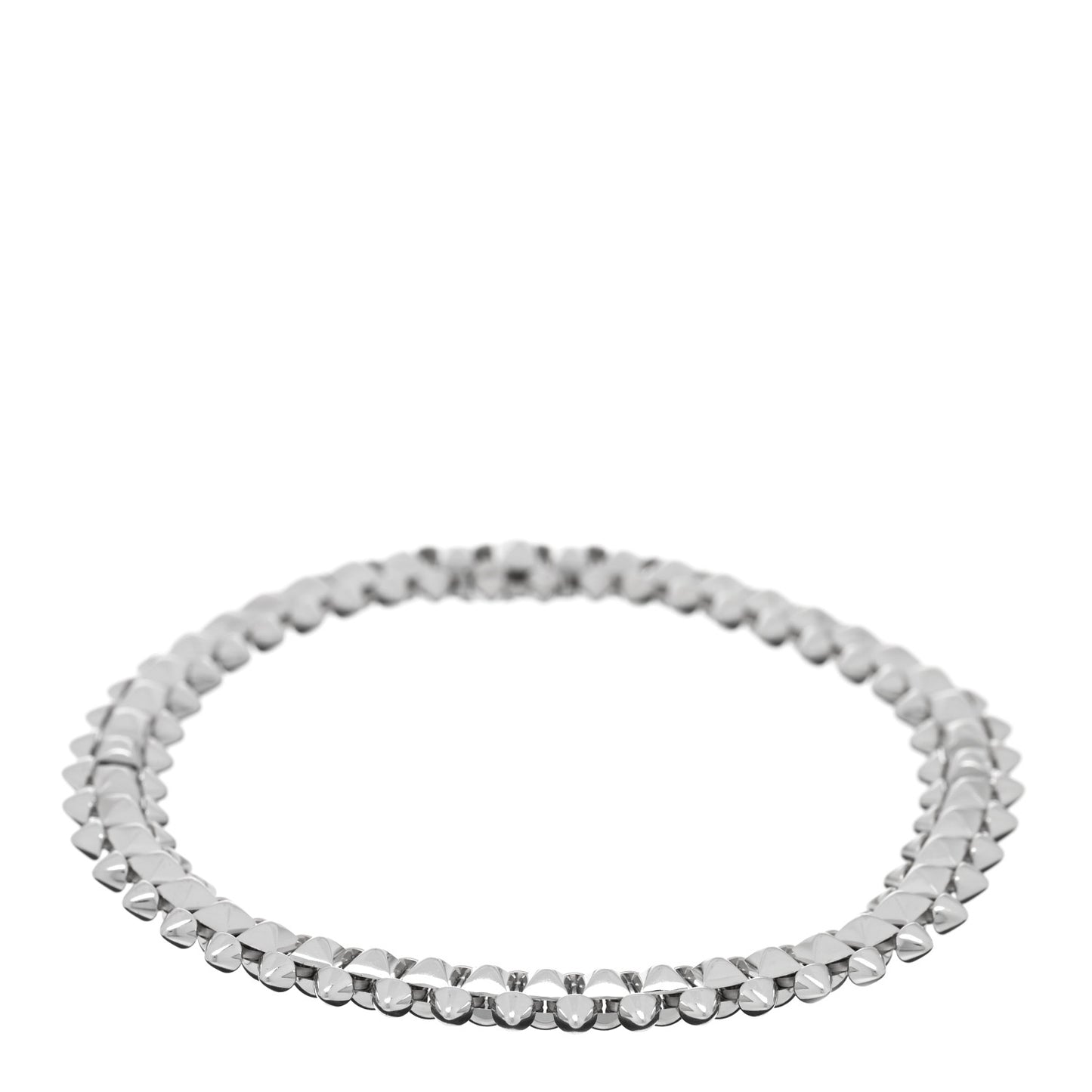 18K White Gold Medium Clash De Cartier Flexible Bracelet 17