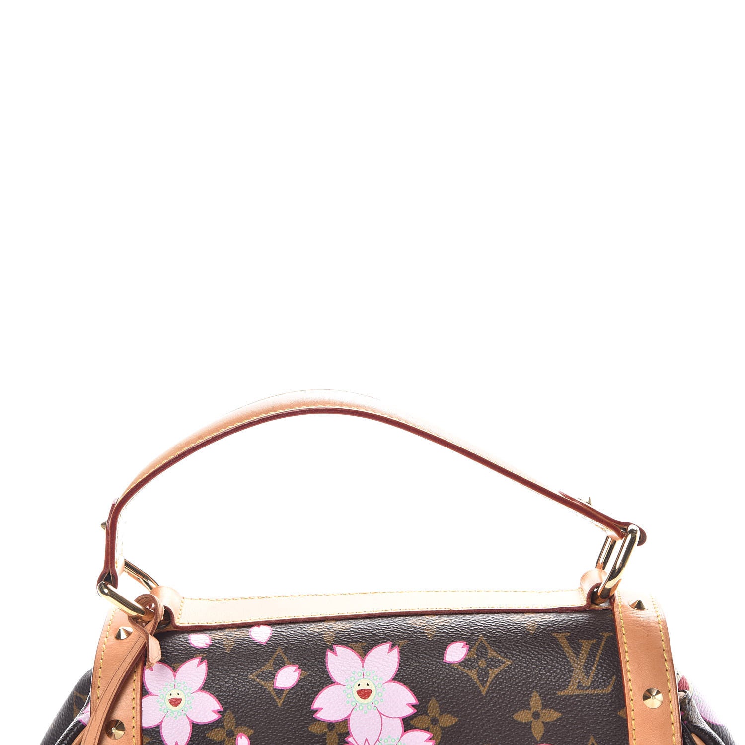 Louis Vuitton Monogram Cherry Blossom Sac Retro Bag Brown 16 of 18