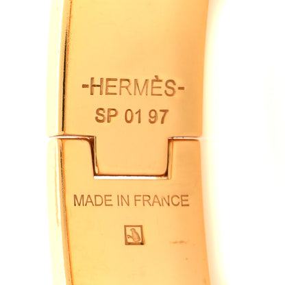 Hermes Enamel Narrow Clic Clac H Bracelet PM Black 4 of 5