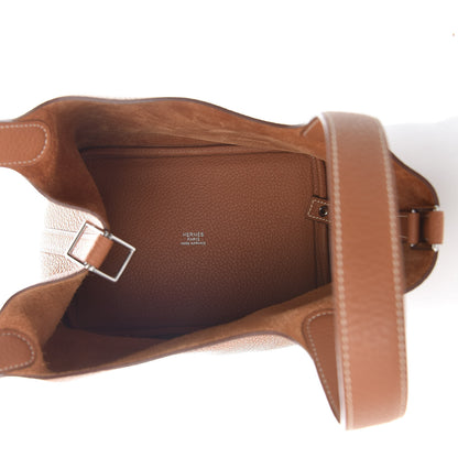 Hermes Taurillon Clemence Picotin Lock 18 PM Gold 7 of 9