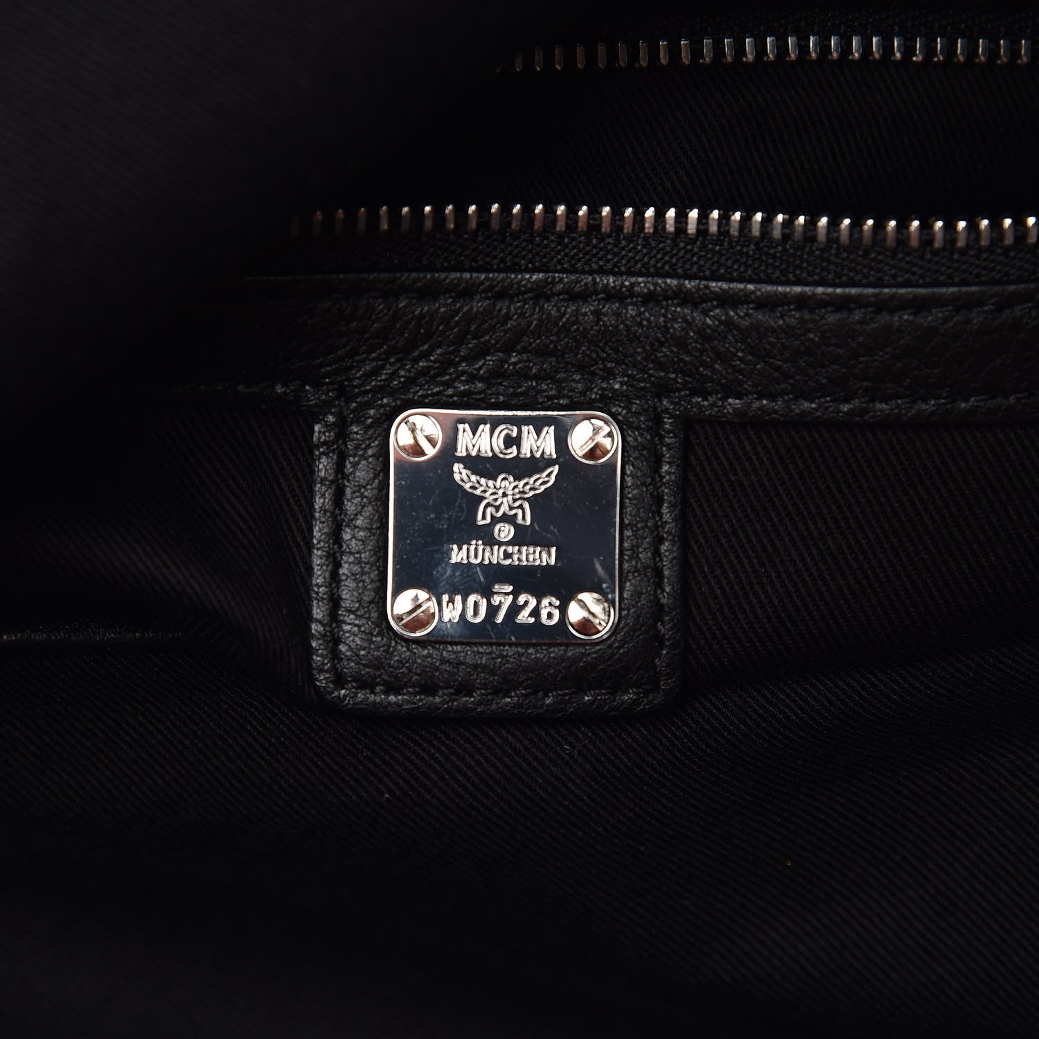 MCM Calfskin Ottomar Large Klara Hobo Black 7 of 10