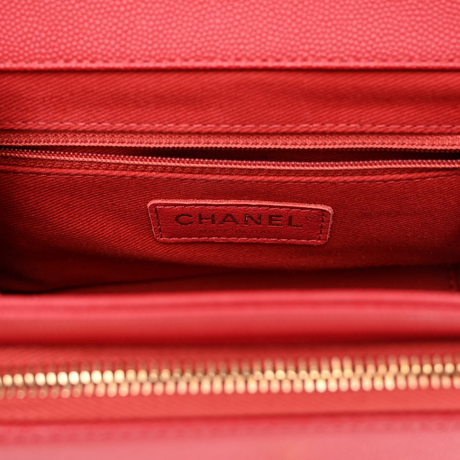 Chanel Caviar Quilted Small Business Affinity Flap Red 6 of 11