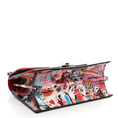 Christian Louboutin Calfskin Patent Sneakers Sole Printed Small Elisa Loubi Multicolor 4 of 11