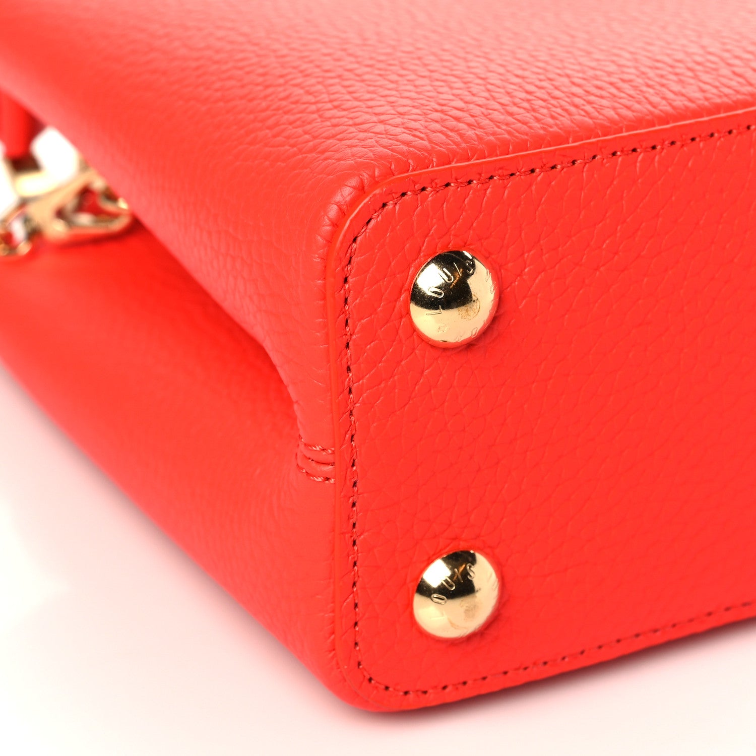 Louis Vuitton Taurillon Capucines BB Tonic Orange 6 of 8