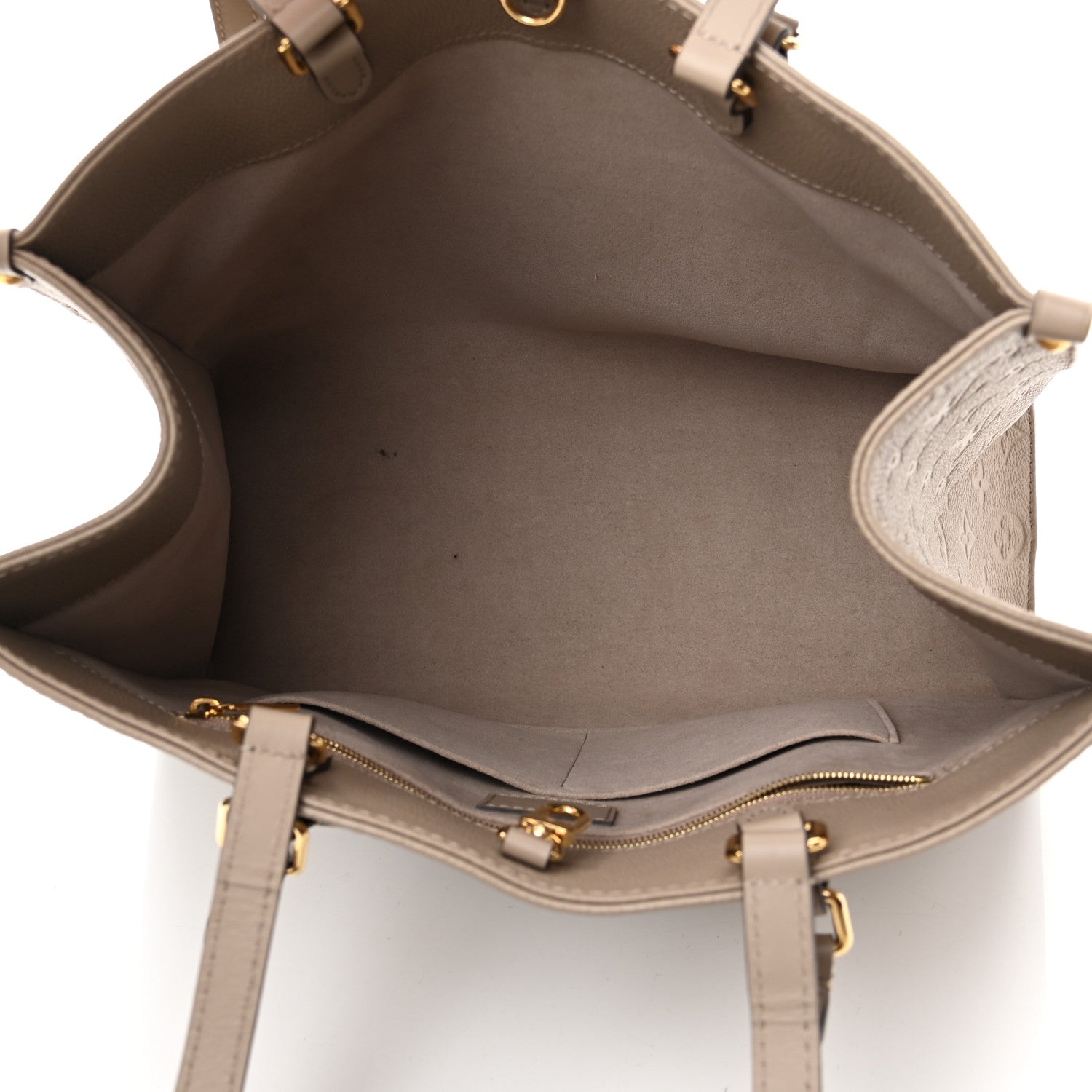 Louis Vuitton Empreinte Monogram Giant Onthego MM Tourterelle 5 of 15