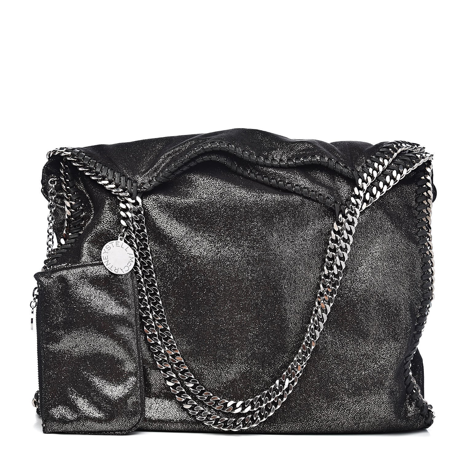 Stella McCartney Shaggy Deer Big Falabella Tote Ruthenium 1 of 9