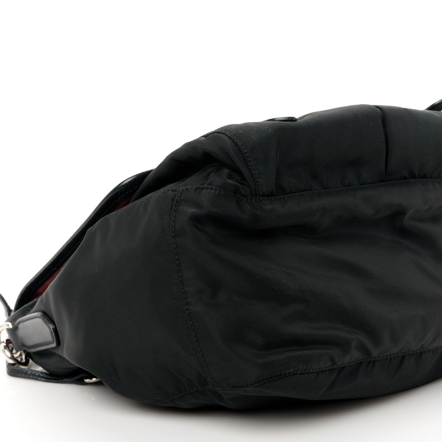Prada Nylon Vela Sport Saffiano Messenger Bag Black 10 of 11