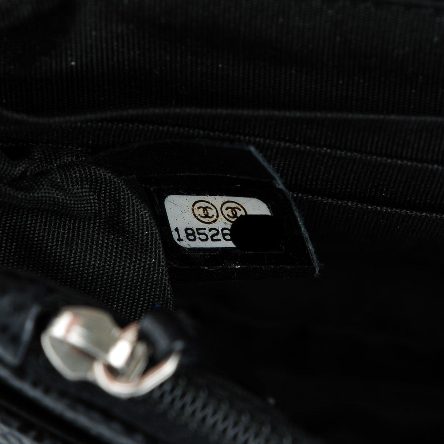 Caviar Half Moon Wallet On Chain WOC Black