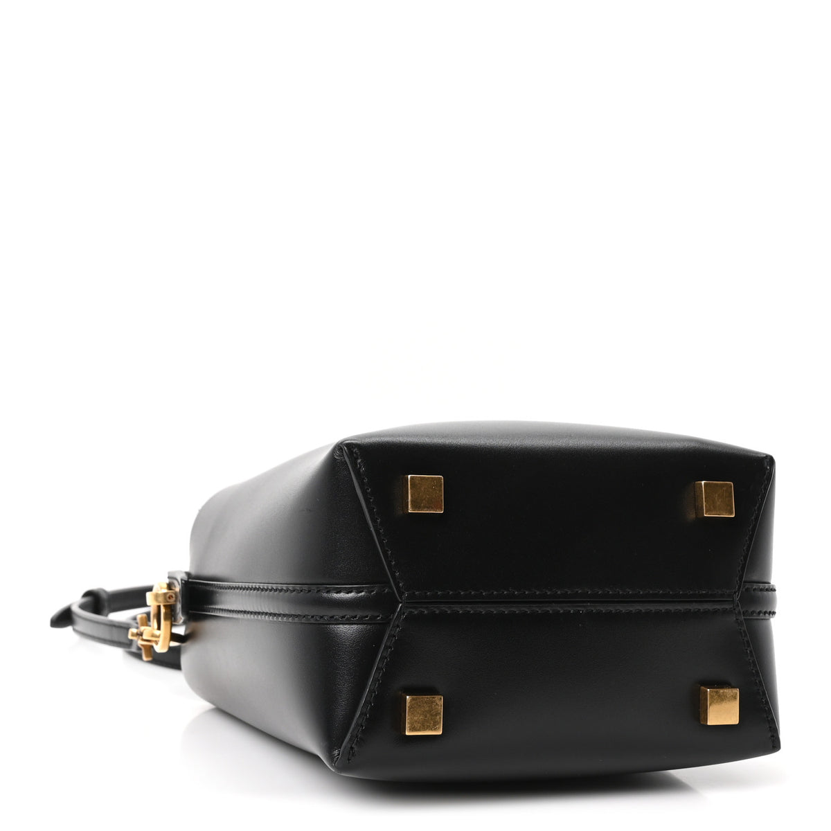 Saint Laurent Shiny Calfskin Le 37 Mini Bucket Bag Black 4 of 10