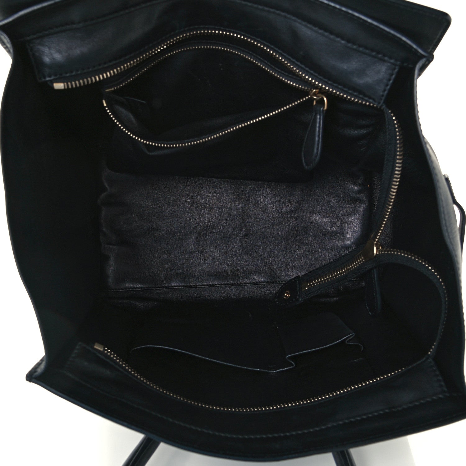 Celine Smooth Calfskin Mini Luggage Black 7 of 11