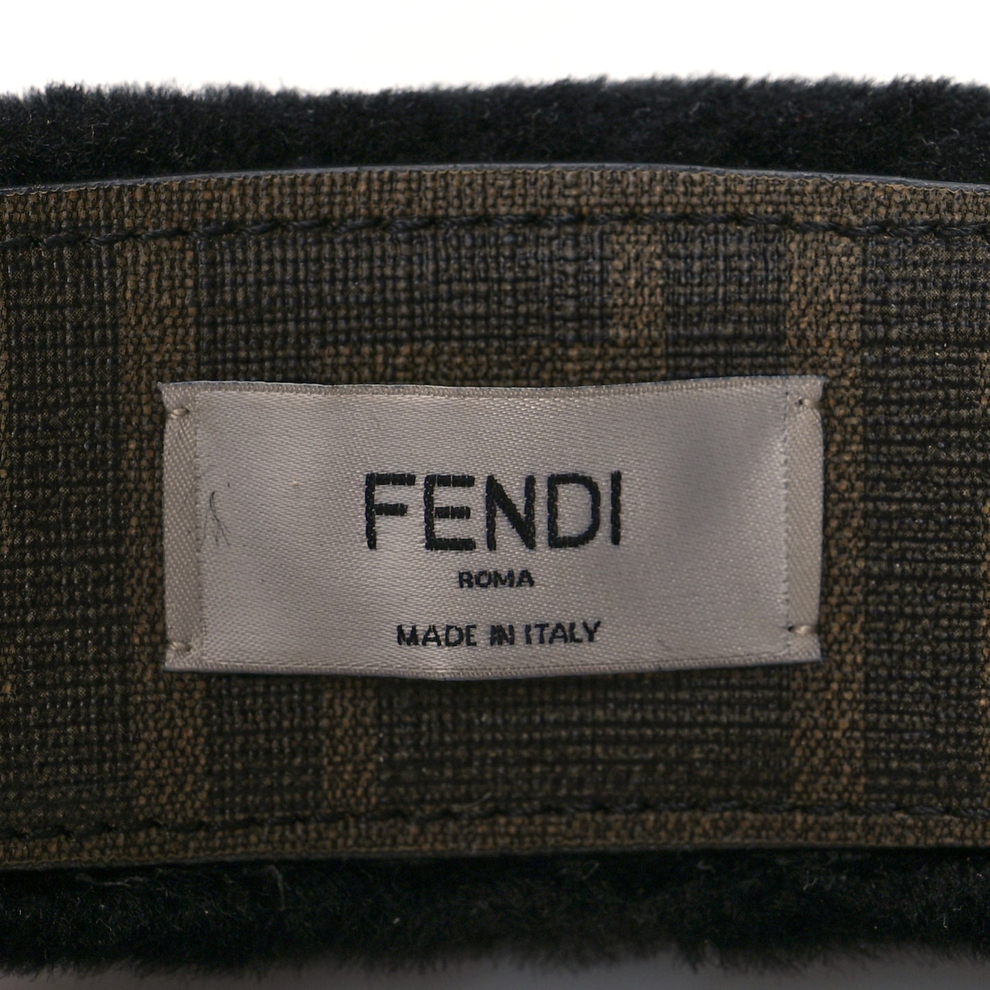 Shearling Headband Black