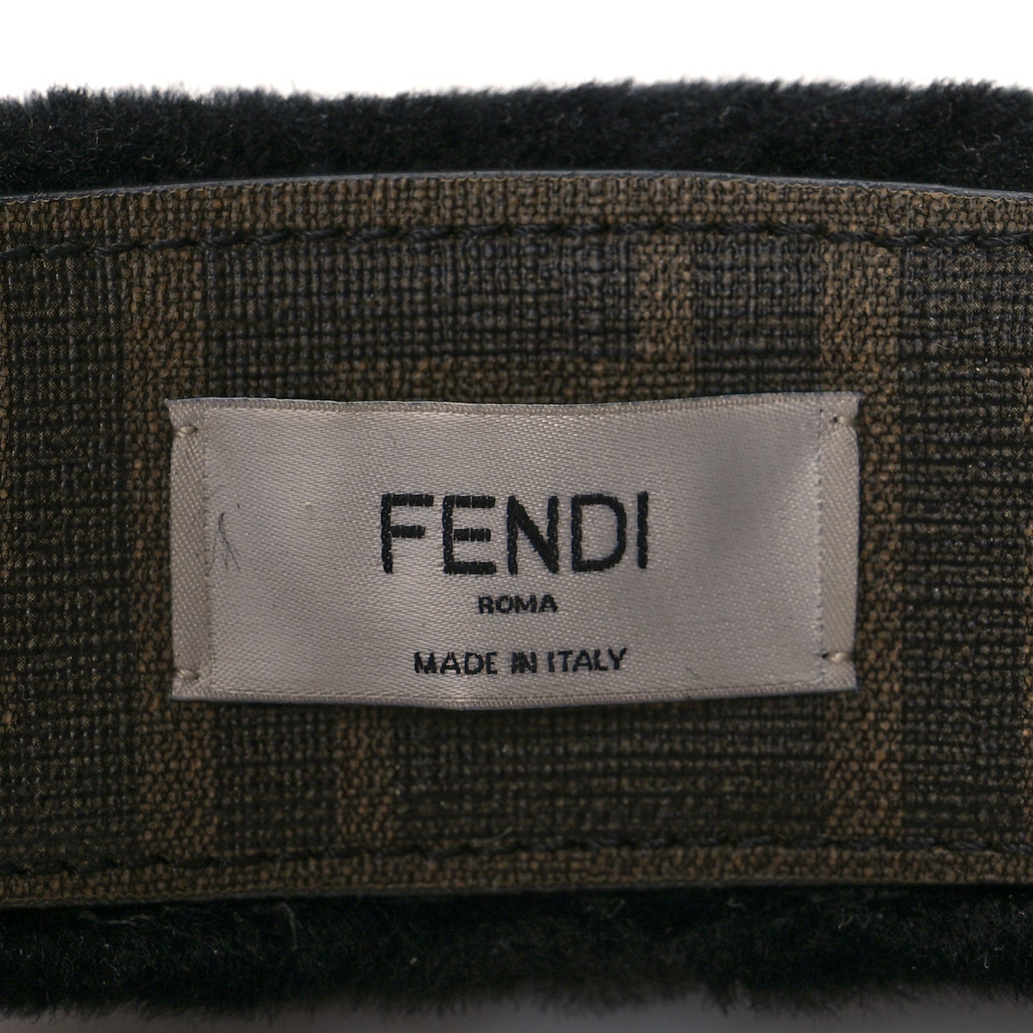Fendi Shearling Headband Black 3 of 3