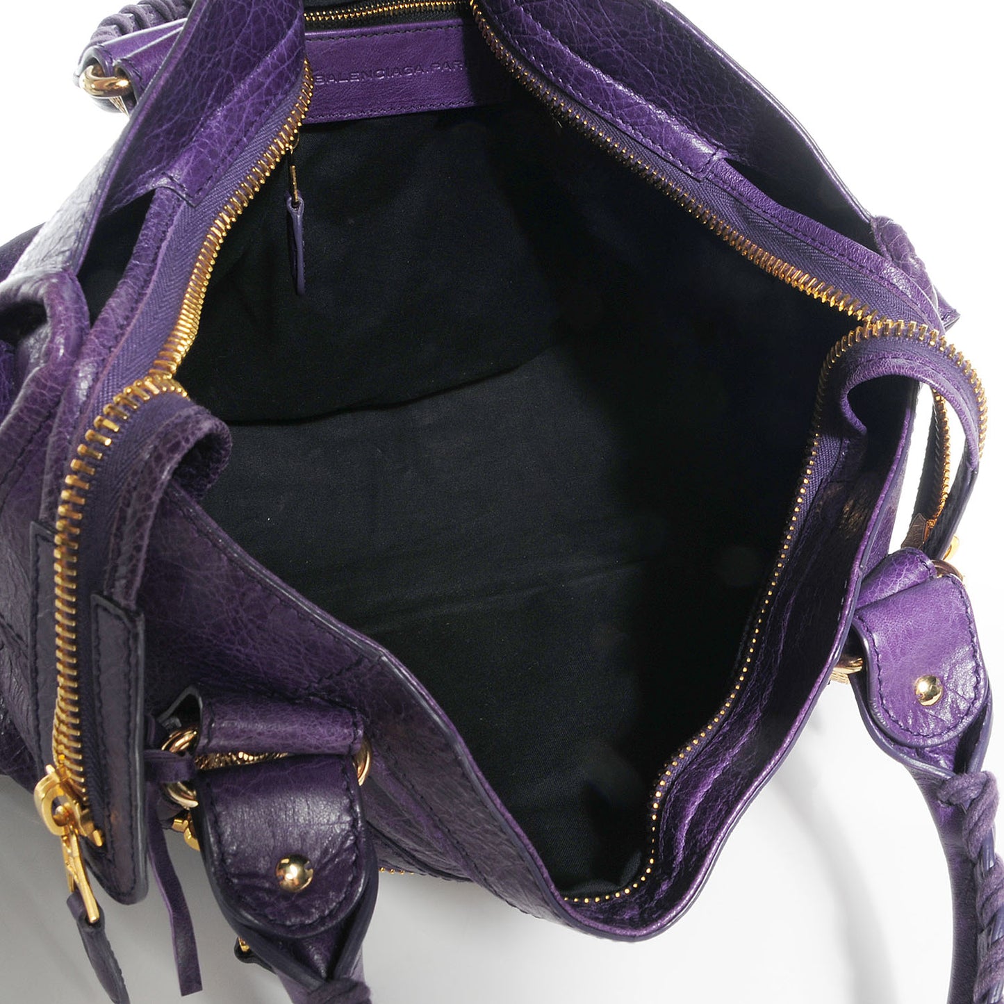 Agneau Giant 21 Gold Hardware City Dark Violet