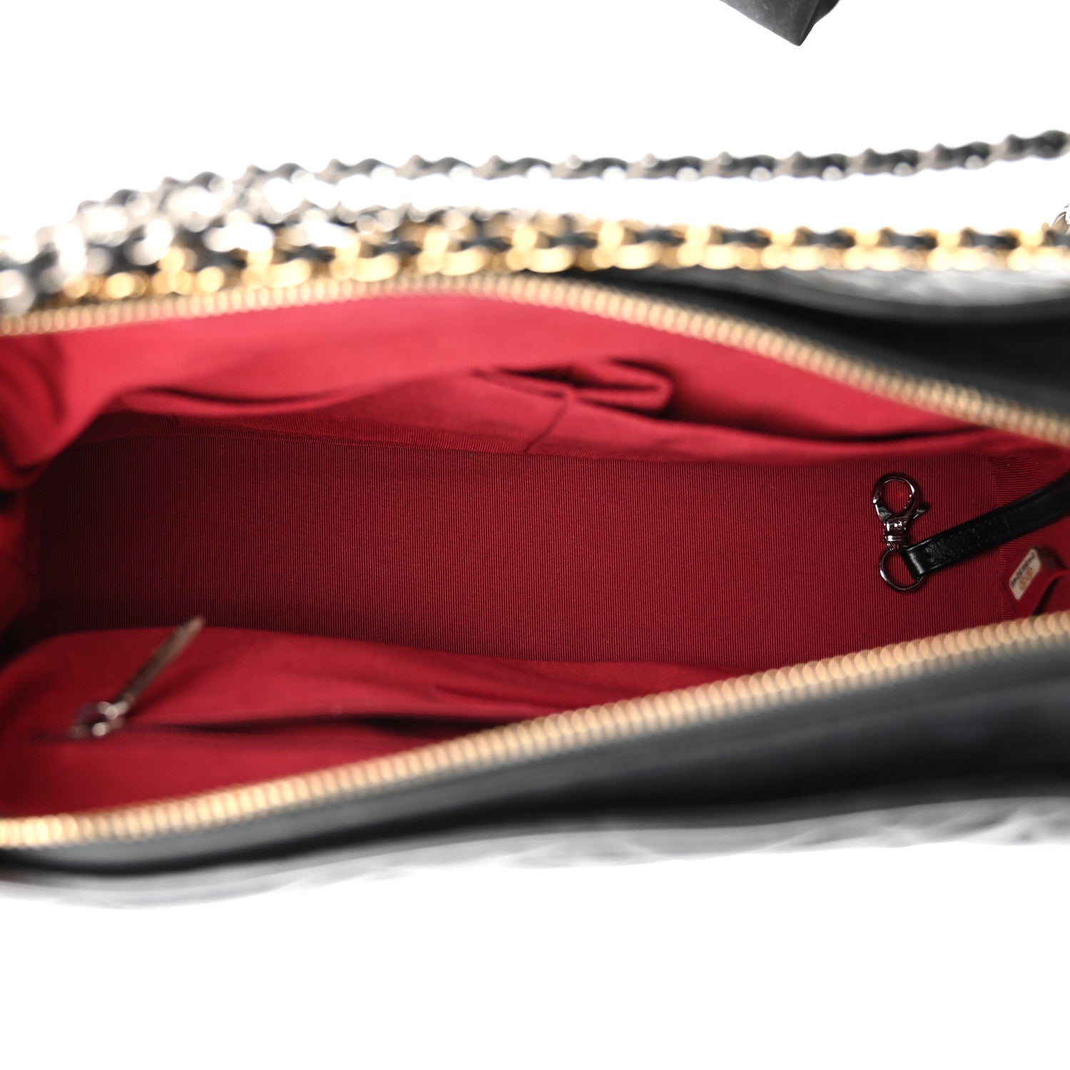 Chanel Aged Calfskin Quilted Medium Gabrielle Hobo Black 5 of 10