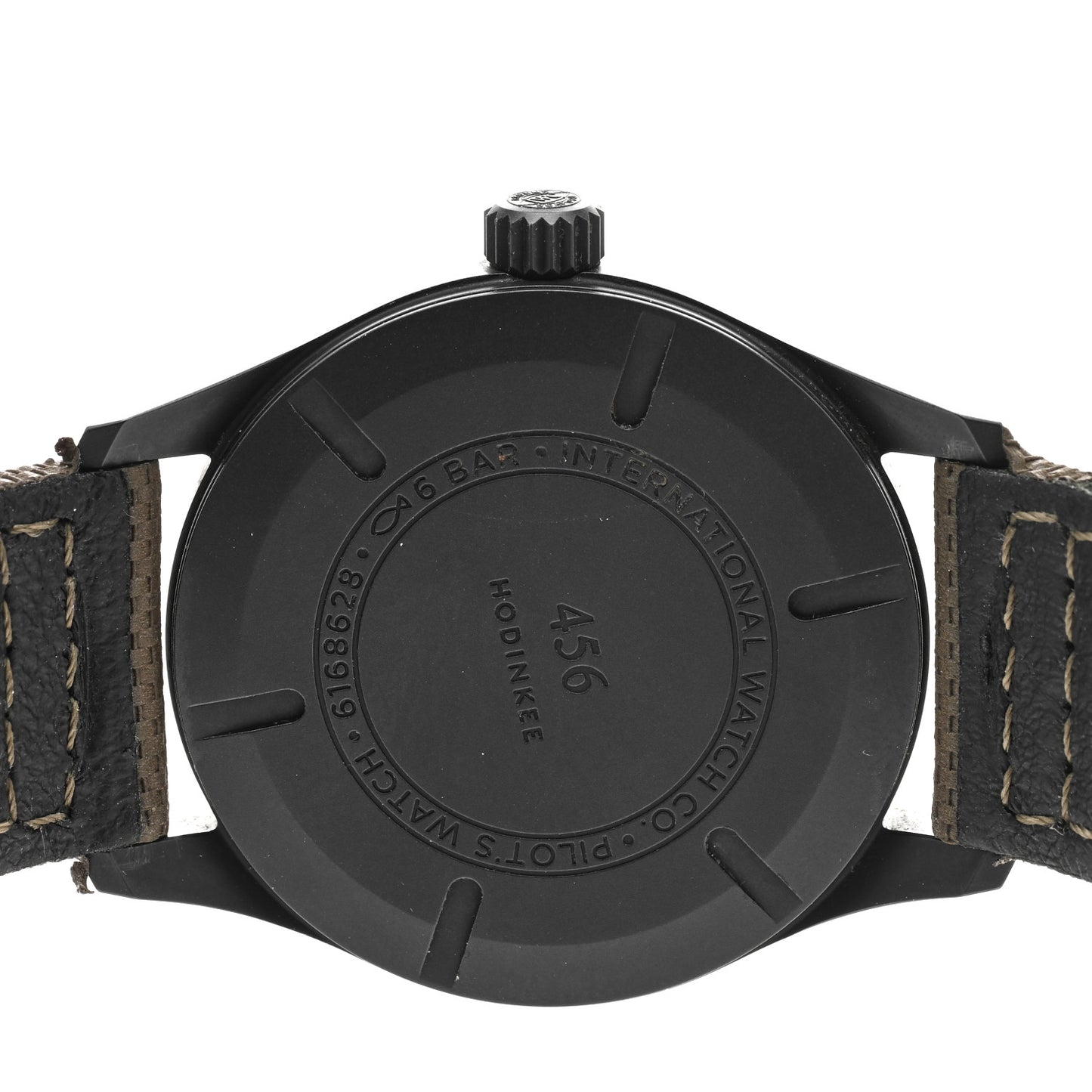 Ceramic Canvas 39mm Pilot Mark XVIII Edition “HODINKEE” Automatic Watch Black IW324801