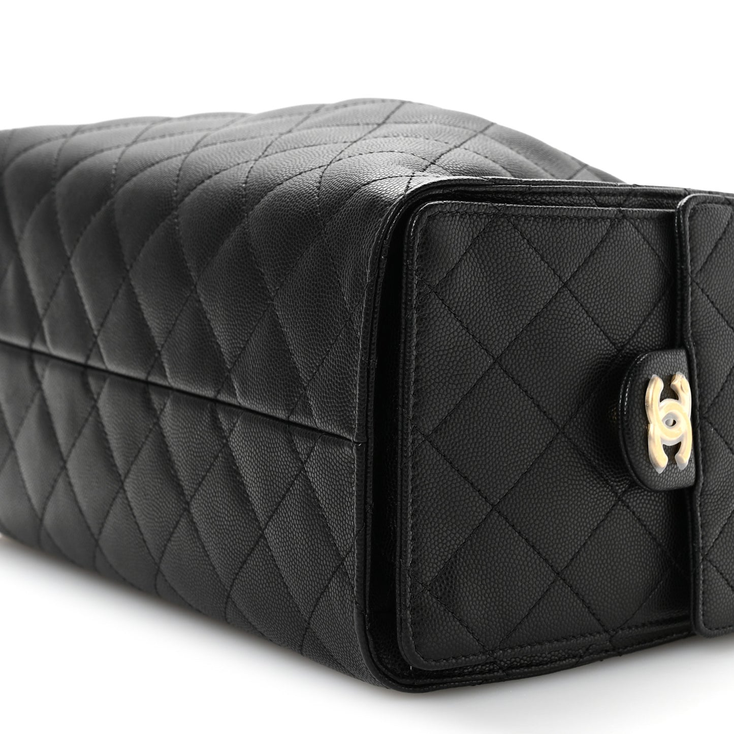 Caviar Quilted Small Chanel 25 Handbag Black