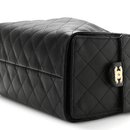 Chanel Caviar Quilted Small Chanel 25 Handbag Black 10 of 11