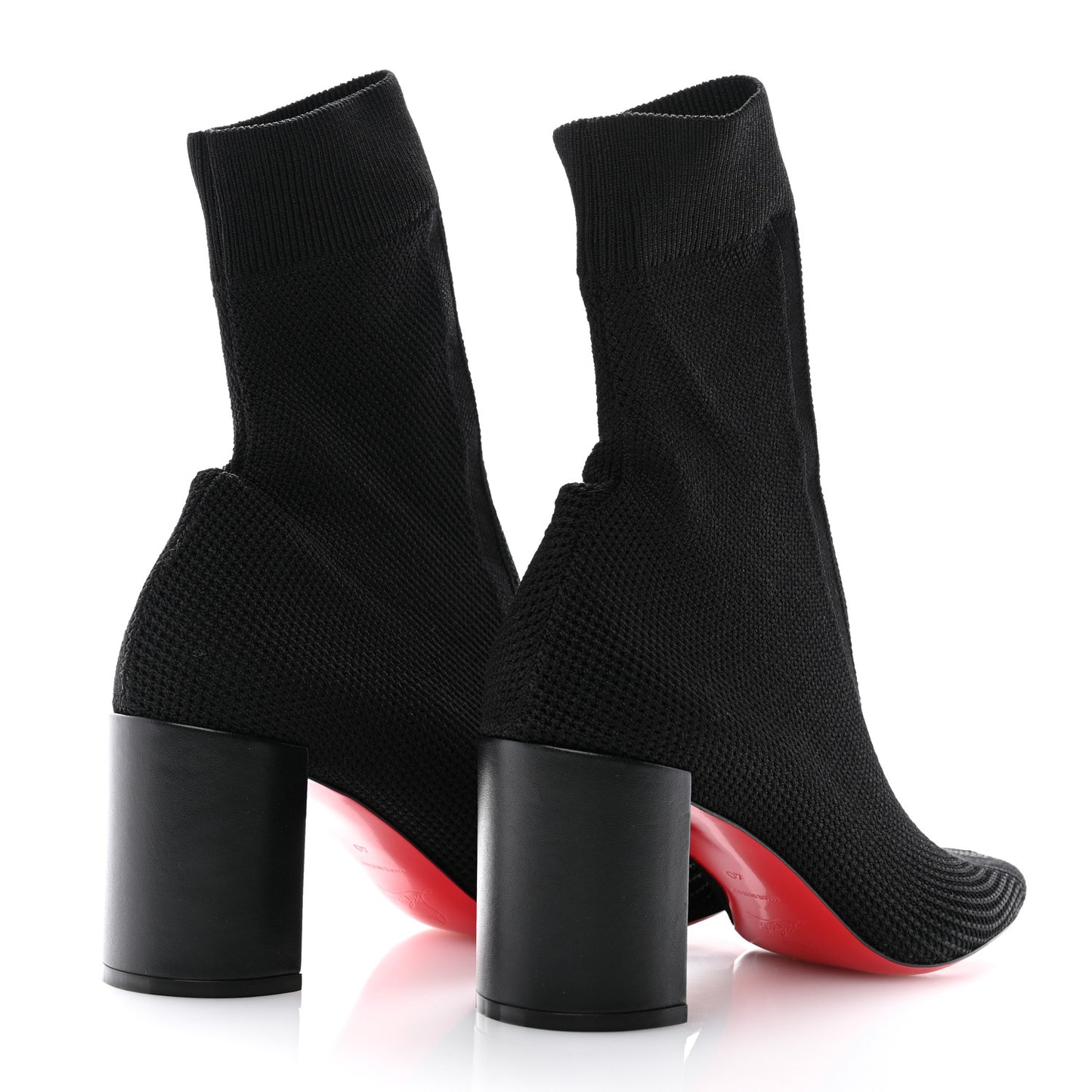 Nappa Knit Beyonstage 70 Ankle Boots 40 Black
