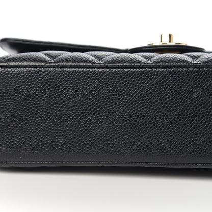 Chanel Caviar Quilted Medium Double Flap Black 11 of 12