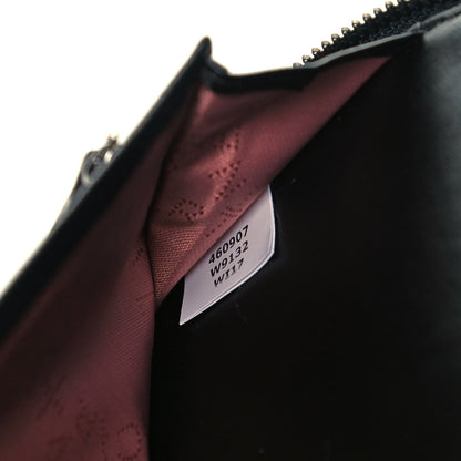 Stella McCartney Shaggy Deer Falabella Zip Around Wallet Black 7 of 7