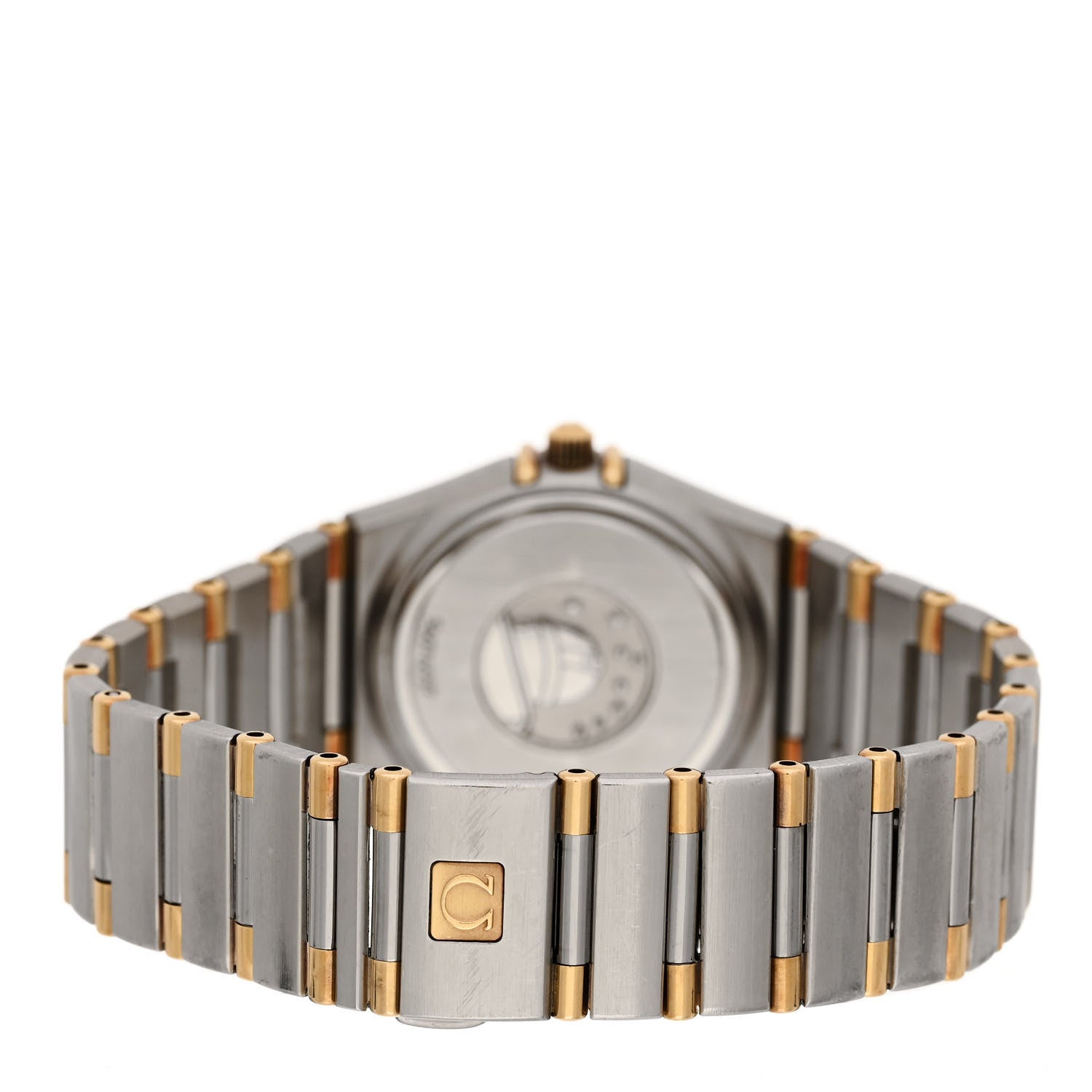 Omega Stainless Steel 18K Yellow Gold 22mm Constellation Quartz Watch White 1262.30.00 3 of 5