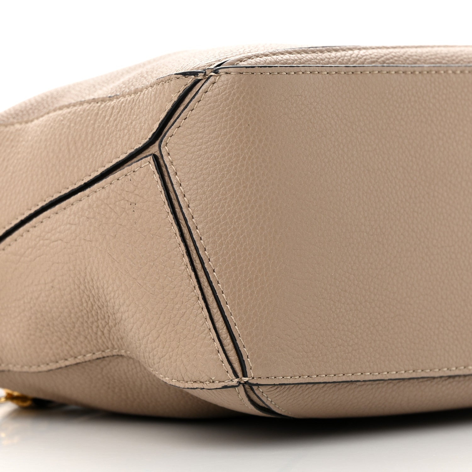 Loewe Grained Calfskin Small Puzzle Bag Sand 9 of 18