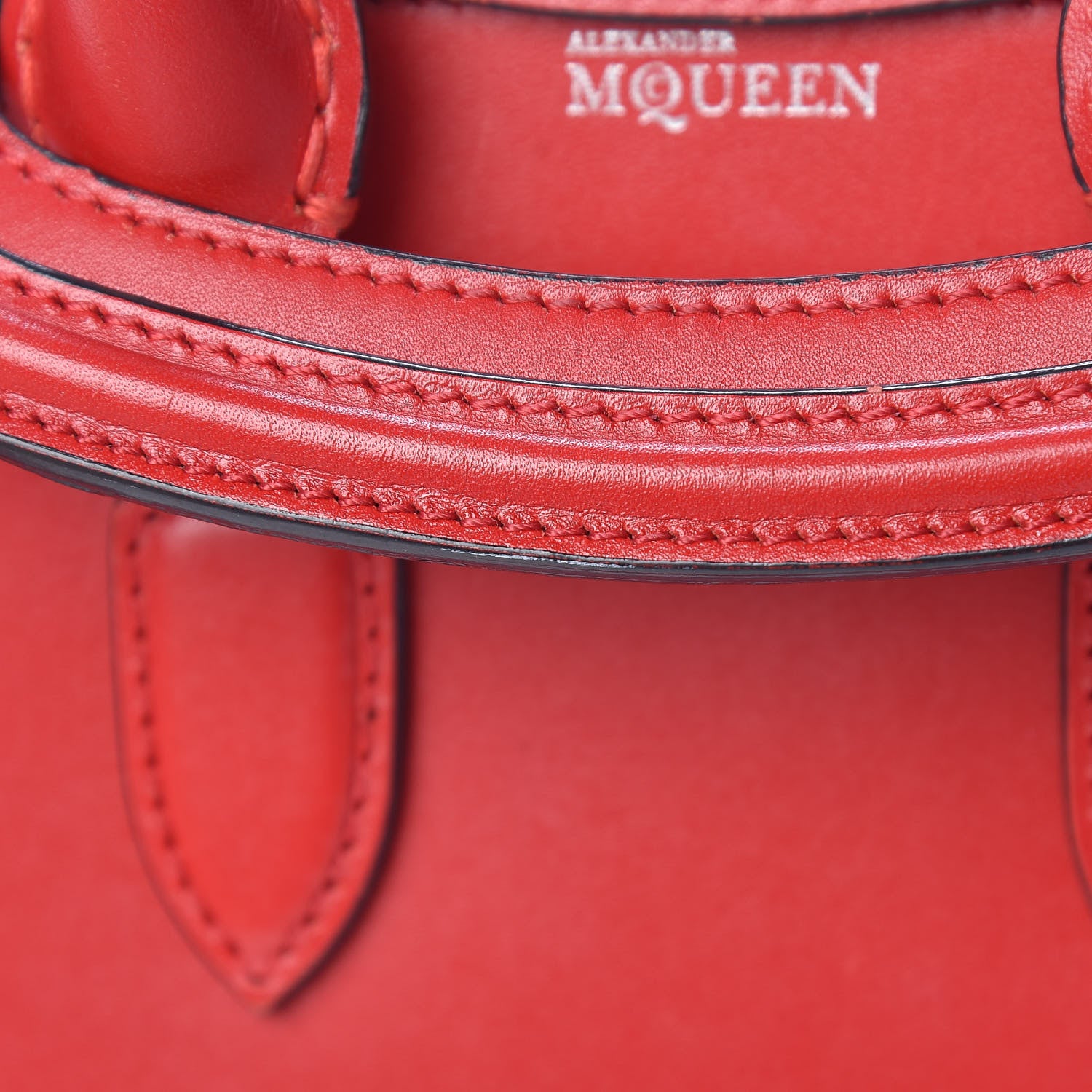 Alexander McQueen Calfskin Mini Heroine Scarlet 21 of 25