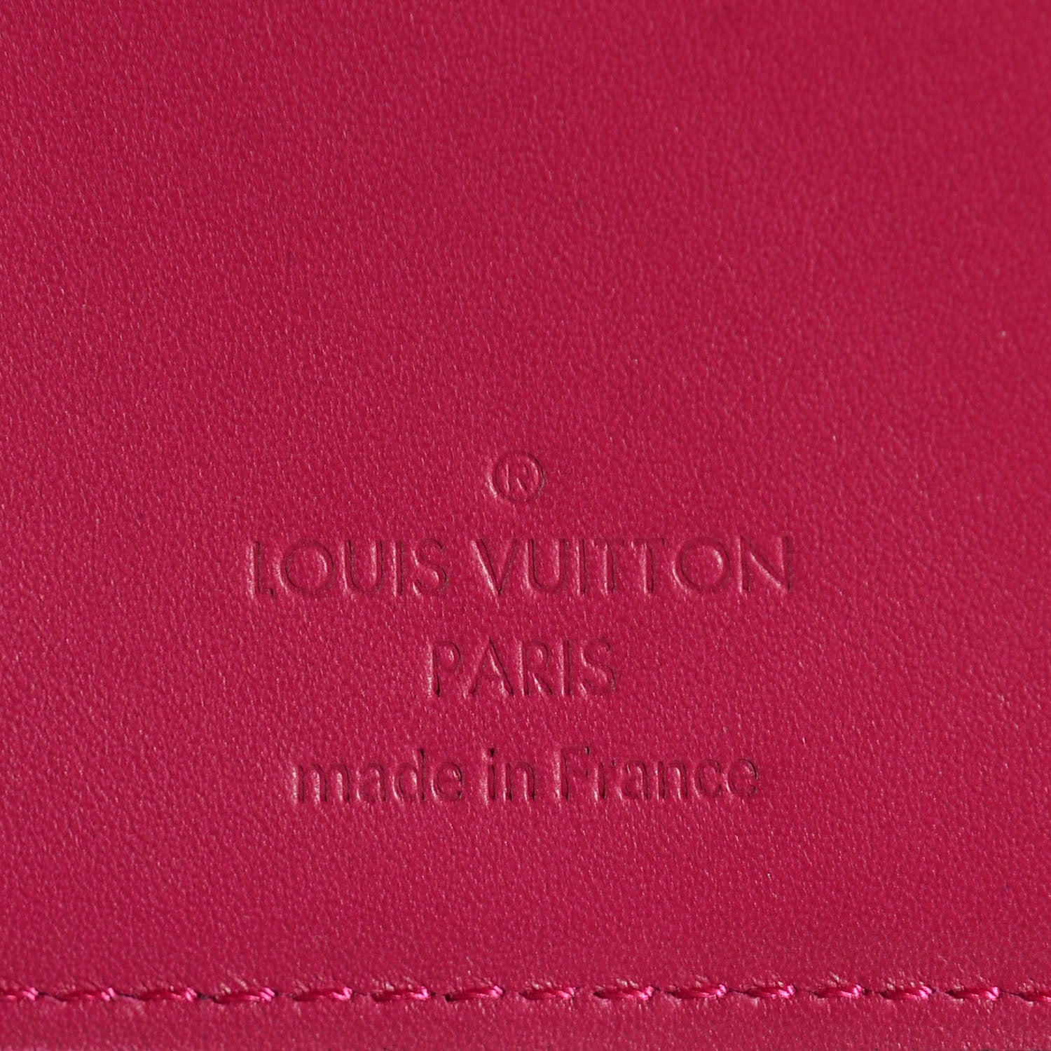 Louis Vuitton Vernis French Purse Wallet Rose Indien 6 of 7