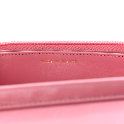 Chanel Caviar Quilted Wallet on Chain WOC Pink 7 of 11
