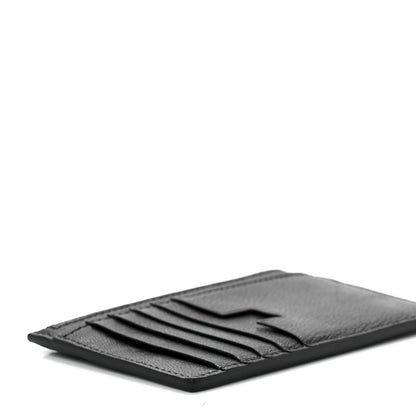 Tom Ford Grained Calfskin Zip Pouch Card Holder Black 9 of 10